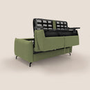 Divano Letto 3 Posti 195x95x96 cm in Tessuto Verde