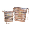 Set 2 Cesti da Appendere Larghezza 96 cm