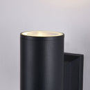 Lampada da parete Outdoor in Metallo Bowery Nero