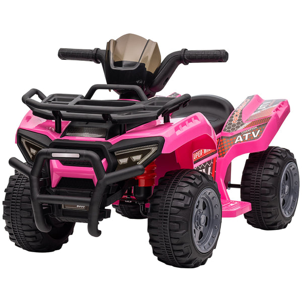 Quad Elettrico per Bambini 18-36 Mesi con Batteria Ricaricabile 6V 70x42x45 cm in Metallo e PP Rosa sconto