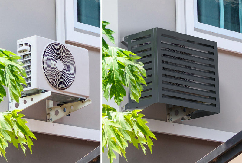 Copri Condizionatore 100x85x60 cm in Alluminio Blade M Antracite