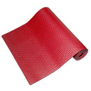 Tappeto per Yoga Fitness 173x61 cm Spessore 8 mm Rosso