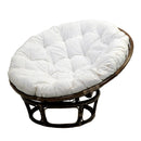Poltrona da Giardino in Rattan ø115cm Papasan Marrone