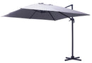 Ombrellone da Giardino Decentrato 3x4m in Alluminio Montana Grigio