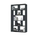 Libreria Face  90x30x170 cm grigio cemento