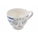 Set 3 Tazze 15x11,5x9 cm in Ceramica VdE Tivoli 1996 Vis a vis