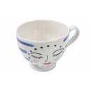 Set 3 Tazze 15x11,5x9 cm in Ceramica VdE Tivoli 1996 Vis a vis