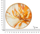 Orologio da Parete Toply 5x60x5 cm in Vetro MDF e Metallo Multicolor