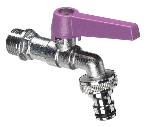 online Rubinetto a Sfera per Fontana da Giardino con Leva Colorata Belfer RUB/028 Viola