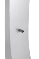 Doccia da Esterno Giardino Miscelatore e Lavapiedi Grigio Metallizzato