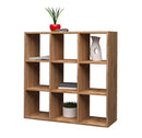 Libreria 9 Ripiani 90x25x90 cm Maruska Quercia Wotan