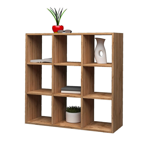 Libreria 9 Ripiani 90x25x90 cm Maruska Quercia Wotan acquista