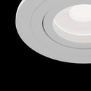 Faretto da incasso Downlight in Alluminio Atom Bianco