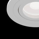 Faretto da incasso Downlight in Alluminio Atom Bianco