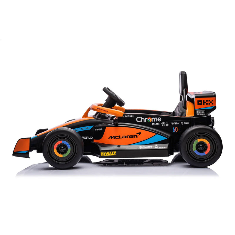 Macchina Elettrica per Bambini Licenza Ufficiale McLaren F1 10,8V 3,1Ah Arancione       