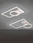 Plafoniera da Interno a LED in Metallo Bianco Opaco