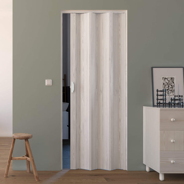 Innenfalttür 83x214 cm aus PVC Saba Caroline White Pine online