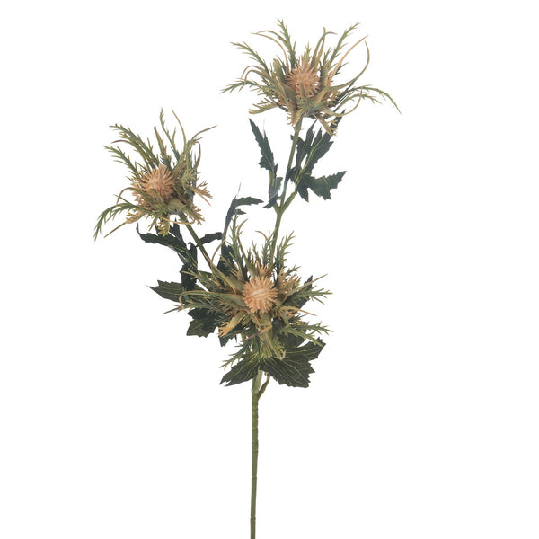 Set mit 6 künstlichen Pflanzen Cartamus, bestehend aus 3 Blumen, Höhe 67 cm, gelb prezzo