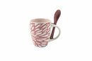 Set 24 Tazzine da Caffè Ø5,5x6,5 cm in Ceramica Villa d'Este Home Tivoli Aurora