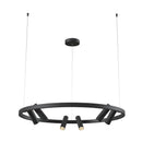 Lampada pendente Modern in Metallo e Acrilico Satellite Nero