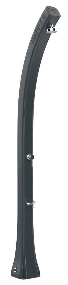 acquista Doccia Solare da Giardino 28L Miscelatore e Lavapiedi Arkema Happy Five Grigio Antracite