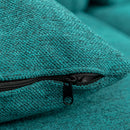 Divano 2 Posti 160x87x87 cm  in Tessuto  Verde