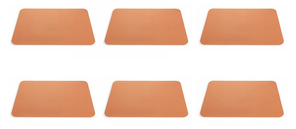 prezzo Set 6 PVC Tischsets 45x30x0,2 cm Villa d'Este Home Tivoli Texas Braun