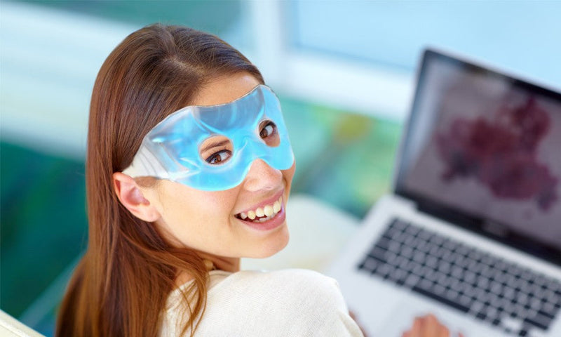 Maschera in gel rivitalizza gli occhi stanchi riposa e migliora vista