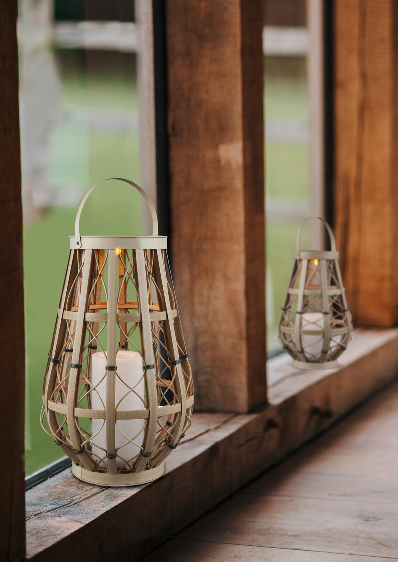 Lampada tavolo da Esterno a LED in Plastica Beige