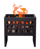 Stufa Braciere a Legna o Carbone da Esterno Qlima FFW3052 Nero