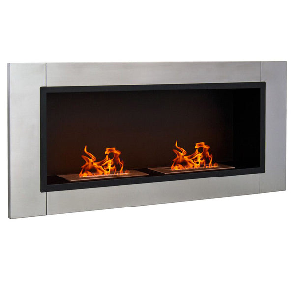 Manhattan Silver Wall Bioethanol Kamin 110x19,8x50 cm sconto