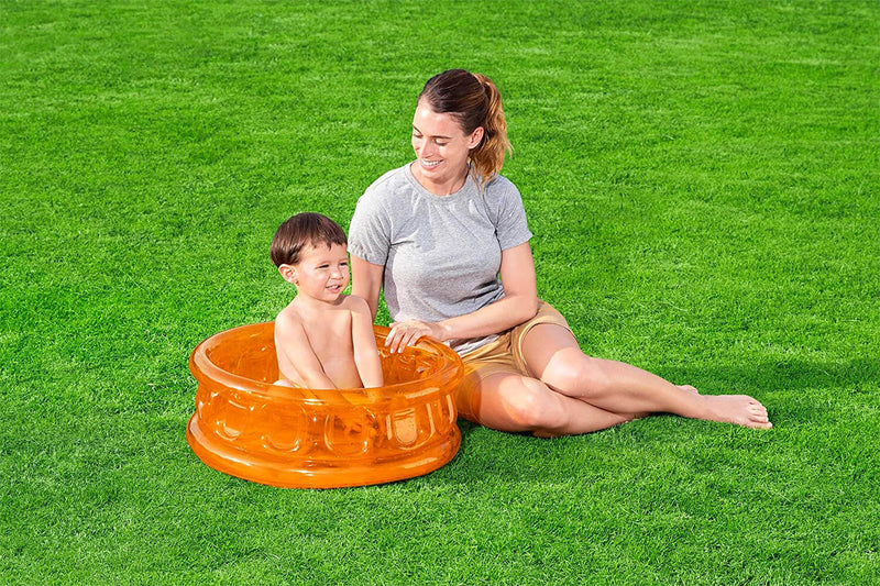 Piscina Gonfiabile per Bambini 3 Anelli Ø64x25 cm Bestway 51112 Arancione