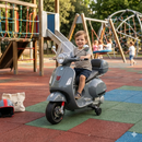 Piaggio Vespa GTS Elettrica 12V con Bauletto per Bambini Grigio