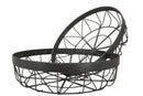 Svuota Tasche Raw Set 2 Pz Ø35,5x9,5 - Ø30,5x8 cm in Ferro Nero
