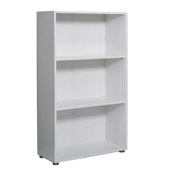 acquista Libreria 3 Ripiani 70x29,8x119 cm in Truciolare Nobilitato Bianca