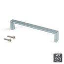 Maniglie per Mobile Interasse 128 mm Zama Grigio Metallizzato 25 Pezzi Emuca