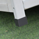 Casetta Box da Giardino Porta Utensili 110x55x117 cm in Legno di Abete Impermeabile Grigio