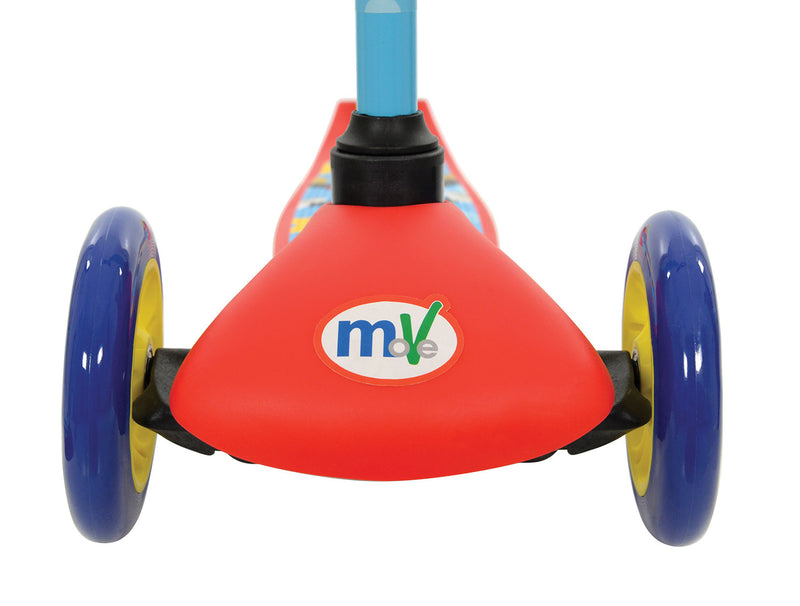 Monopattino Evolutivo a 3 Ruote con Cuscinetti ABEC-5 e Freno a Pedale Posteriore Disney Mickey Mouse Rosso  