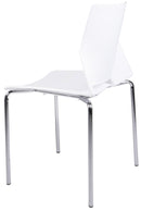 Sedia in Polipropilene e Chromo Vandi Bianco