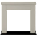 Camino Elettrico da Pavimento 99x88,3x25 cm Effetto Fiamma 1500W Sined Asciano Beige