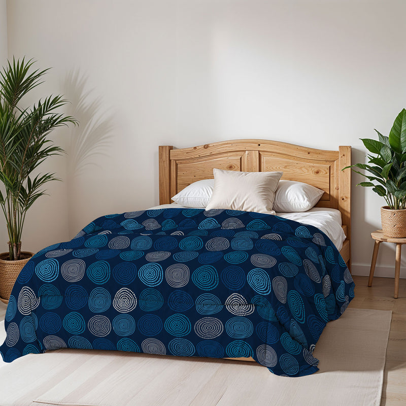 Trapunta Invernale Stampata in Microfibra 200gr Double Face Ipnotic Varie Misure