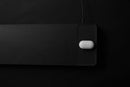 Supporto Monitor da Scrivania 56x20x5,7 cm con Entrata USB e Base di Ricarica Wireless Nero