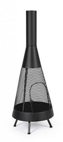 Braciere da Giardino Ø50x138h cm Efesto Nero 