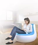 Pouf Poltrona Gonfiabile Floccato 93x86x73cm Jilong Easigo Lounge Side Chair Rosa