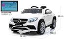 Macchina Elettrica per Bambini 12V Mp4 con Licenza Mercedes GLE 63 AMG Coupè Bianca