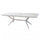 Bali Tisch 150/200x90x75 h cm aus weißem Akazienholz