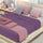 Plaid aus Baumwollmischung 130x180cm Cober Coprice Violett