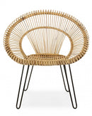 Set 4 Poltrone 83x64x89h cm Esteban Naturale 