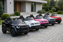 Macchina Elettrica per Bambini Licenza Land Rover Defender Small 12V con Telecomando Grigio