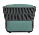 Poltrona 92x86x79h cm con Cuscini Palmer Antracite/Jade 